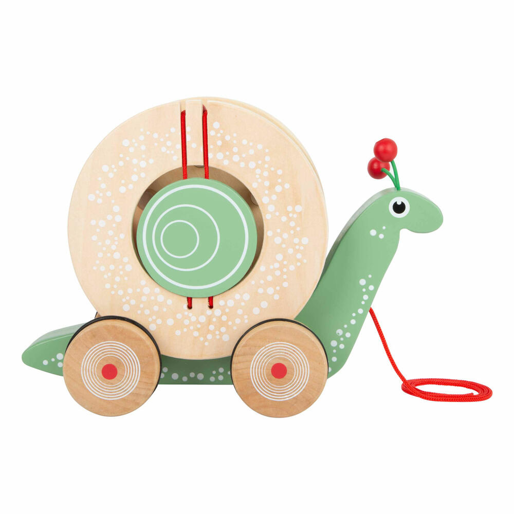 Legler Small Foot Pull-Along Animal Snail, Toy, from 12 months, 11734