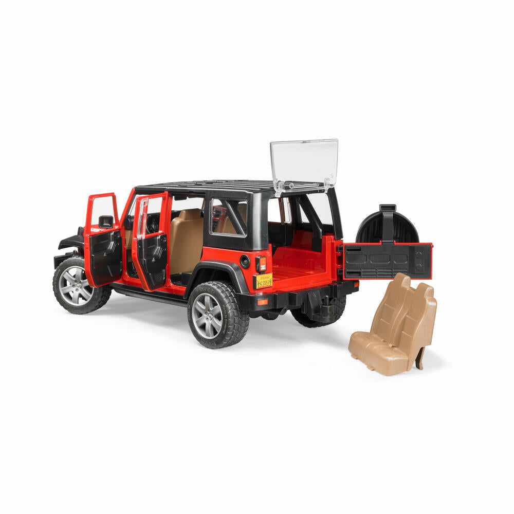 Bruder Freizeit Jeep Wrangler Unlimited Rubicon, Auto, Modellfahrzeug, Modell Fahrzeug, Spielzeug, 02525
