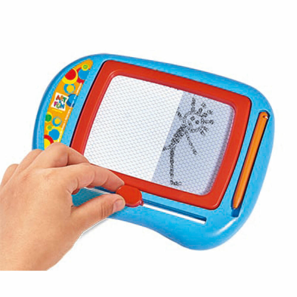 Simba Art & Fun Kleine Zeichentafel, Maltafel, Malkasten, mit Stift, 16 x 13 cm, 106334148