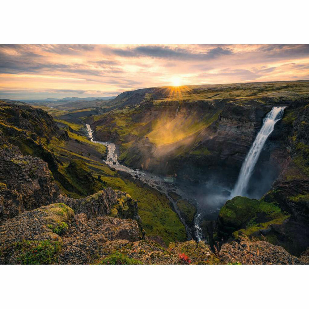 Ravensburger Puzzle Haifoss auf Island, Erwachsenenpuzzle, 1000 Teile, 12000110