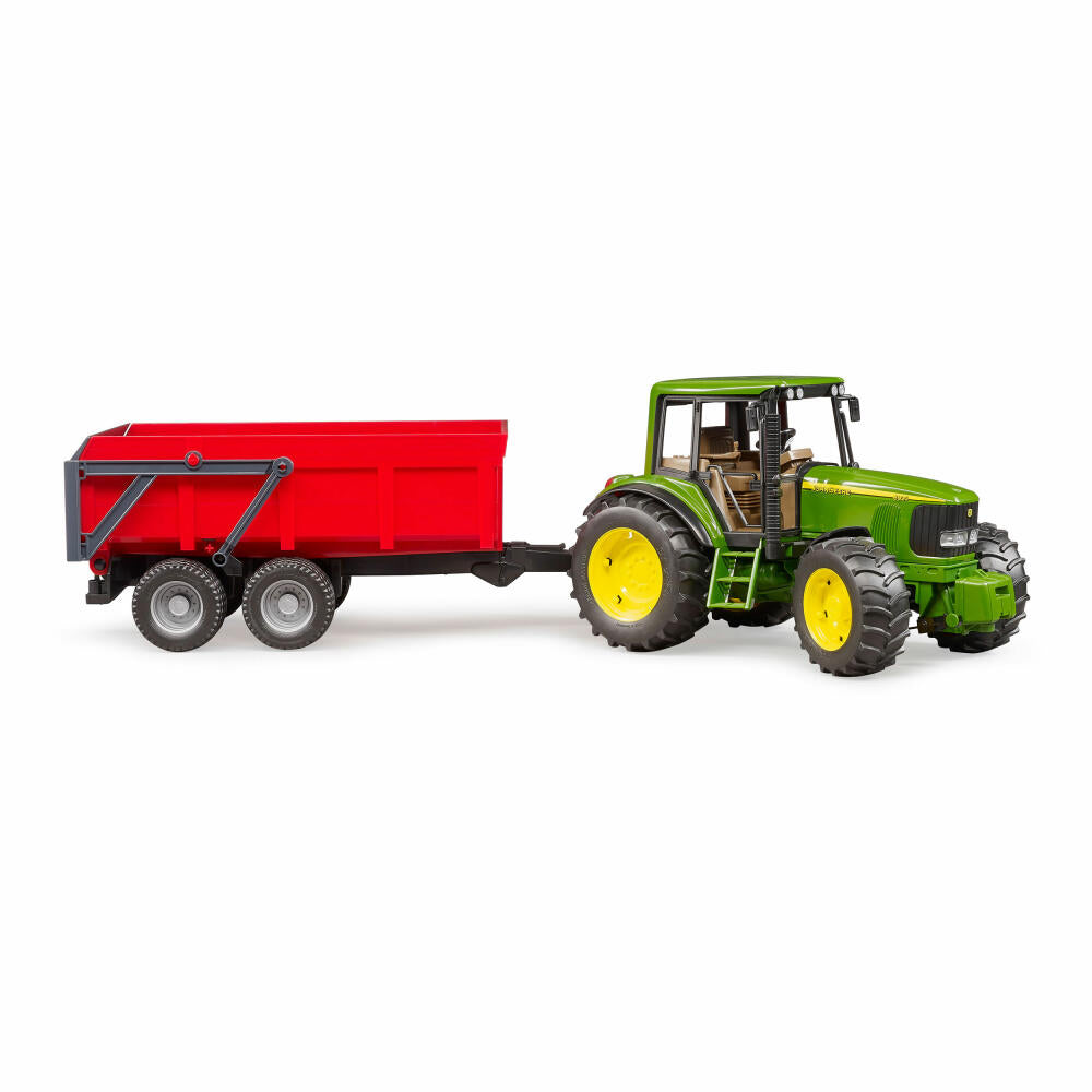 Bruder Forestry John Deere 6920, with tipping trailer, model vehicle, model vehicle, toy, 02057