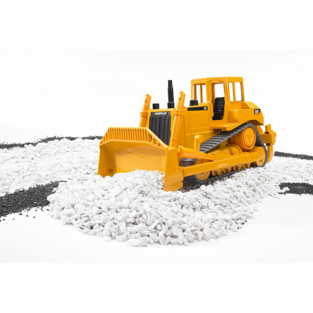 Bruder Baufahrzeuge Cat Bulldozer, Planierraupe, Kettendozer, Modellfahrzeug, Modell Fahrzeug, Spielzeug, 02422