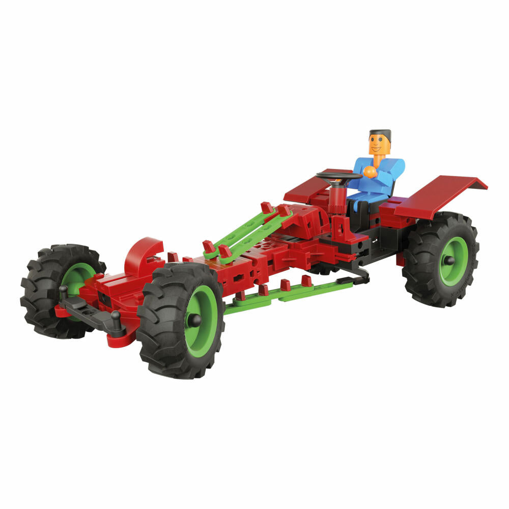 fischertechnik Advanced Tractors, 130-tlg., Kinder Baukasten, Motorikspielzeug, Bau Konstruktionsspielzeug, 544617