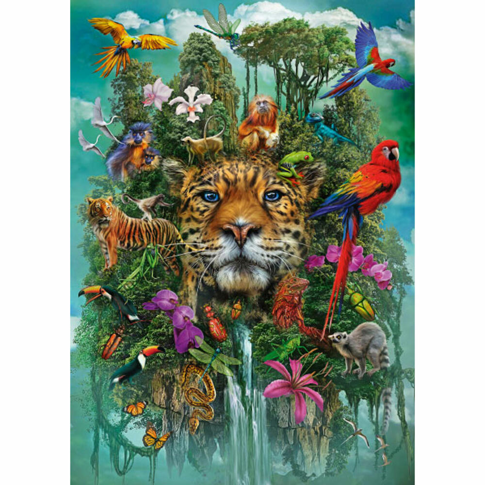 Schmidt Spiele König des Dschungels, Standard Puzzle, Erwachsenenpuzzle, 1000 Teile, 58960