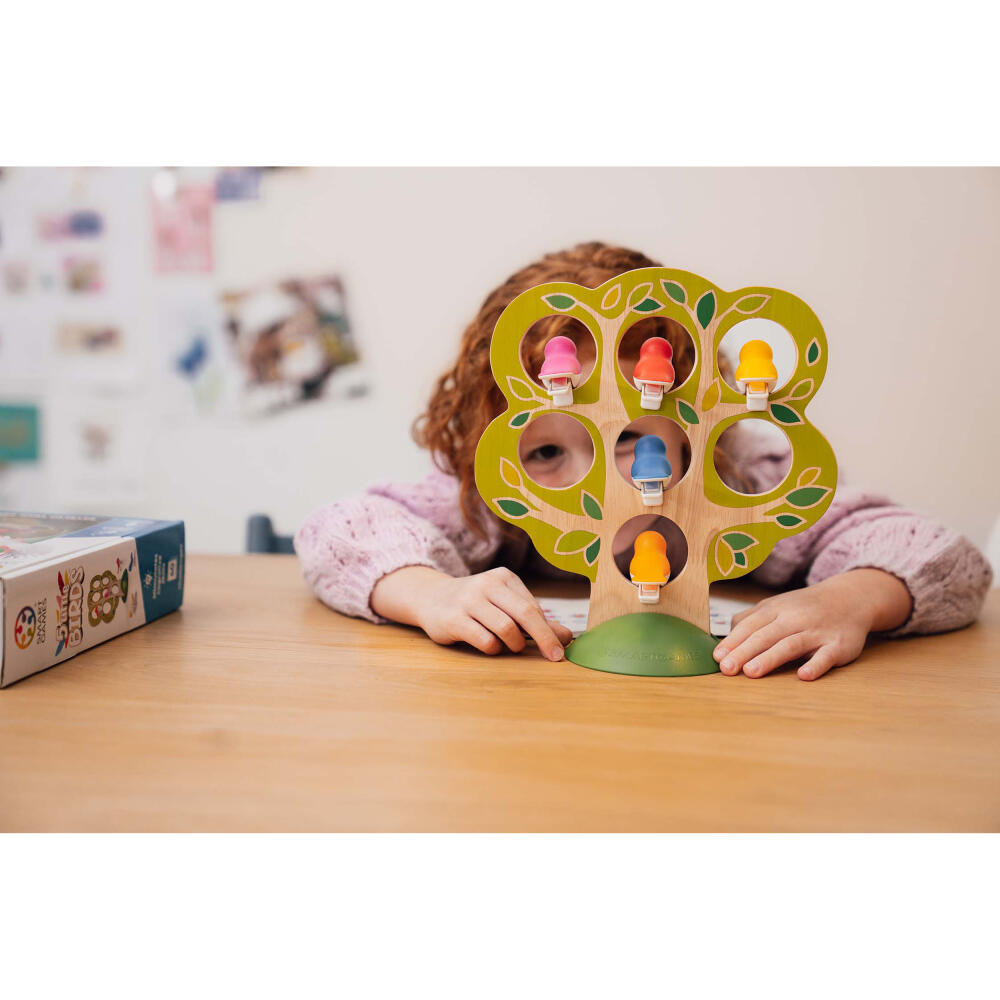 Smart Games Vogelversammlung, Kinderspiel, Logikspiel, Lernspielzeug, ab 6 Jahren, Holz, SG 039 DE