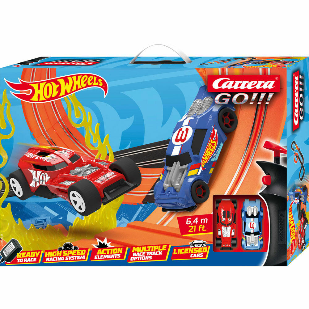 Carrera Hot Wheels 6.4 Rennbahn, Auto, Rennauto, Rennstrecke, GO Sets, 20062553