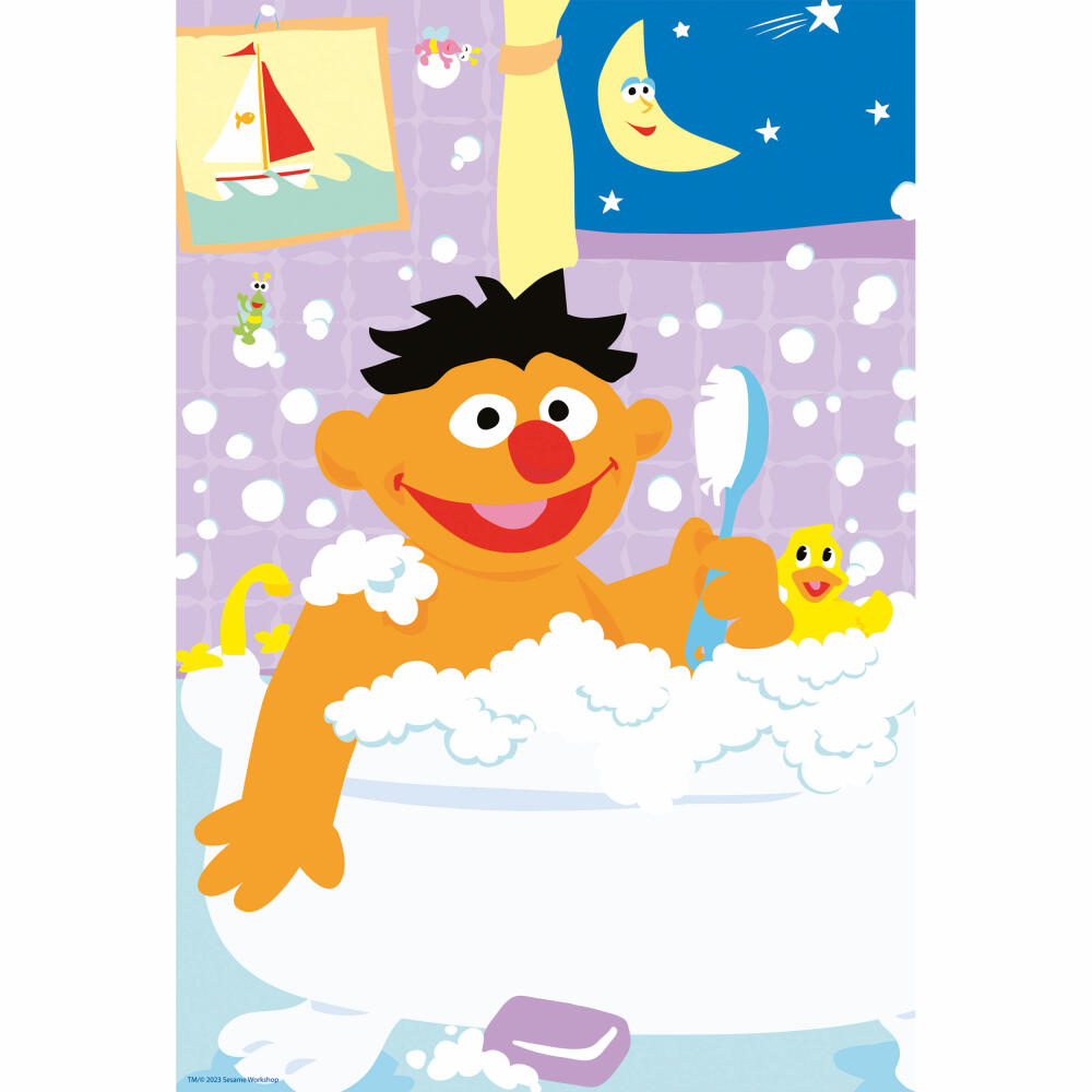 Schmidt Spiele Sesame Street Doing Things, Children's Puzzle, Children's Puzzle, from 3 years, 3 x 24 pieces, 56457
