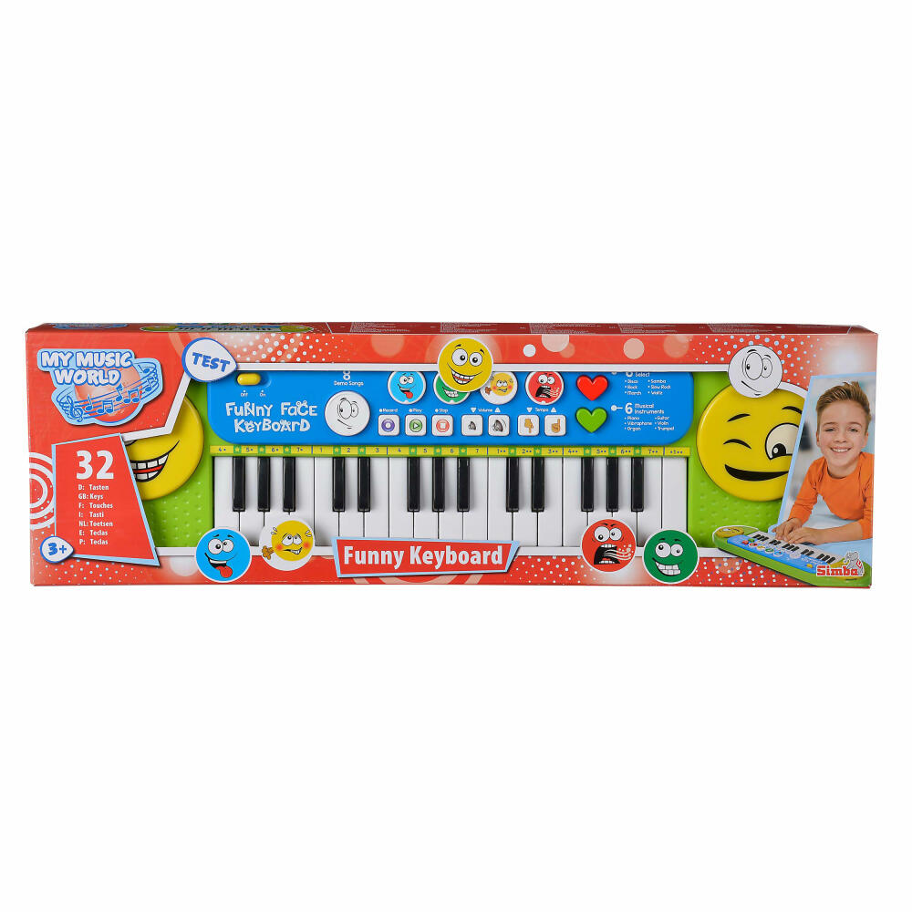 Simba My Music World Funny Keyboard, Lustig, Geräusche, Kinder, Instrument, 51 cm, 106834250