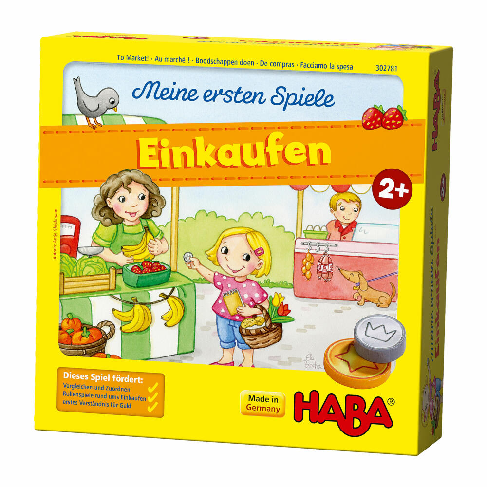 HABA My First Games Shopping, Dice Game, Educational Game, Shop, Toy, 302781