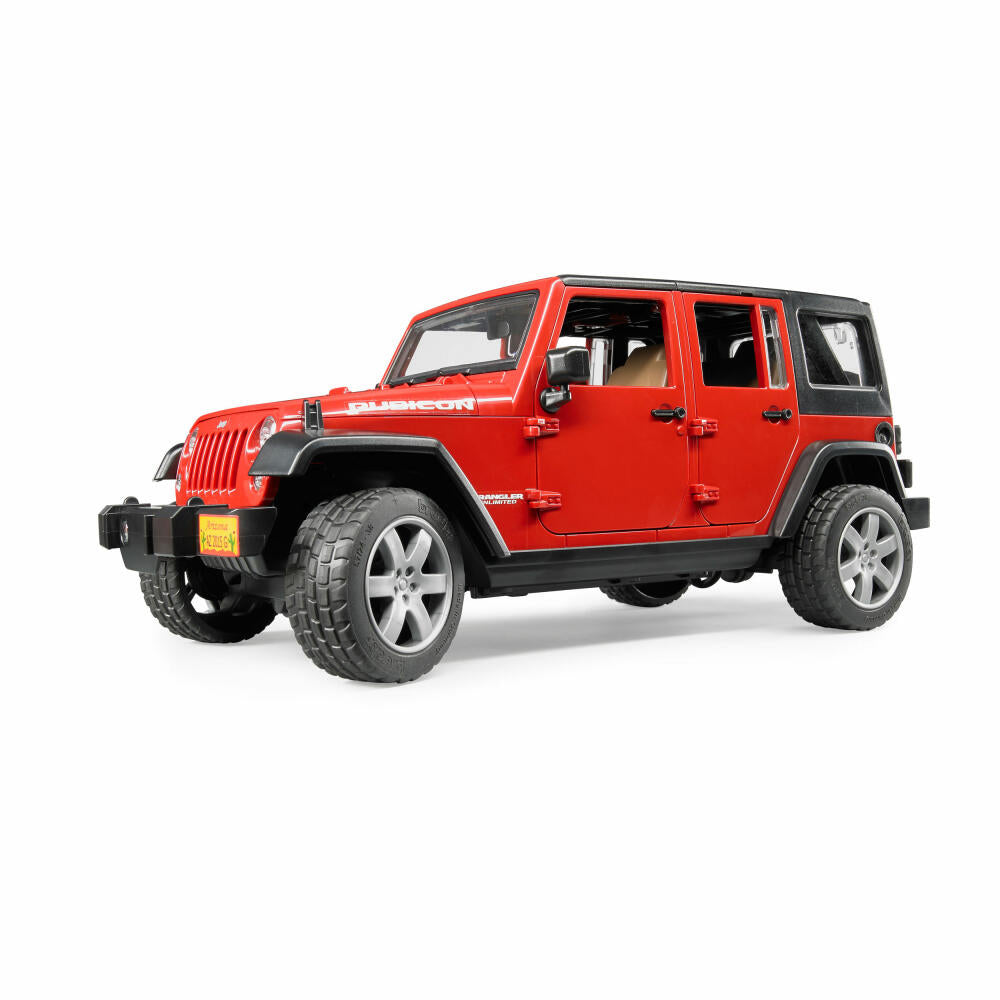 Bruder Freizeit Jeep Wrangler Unlimited Rubicon, Auto, Modellfahrzeug, Modell Fahrzeug, Spielzeug, 02525