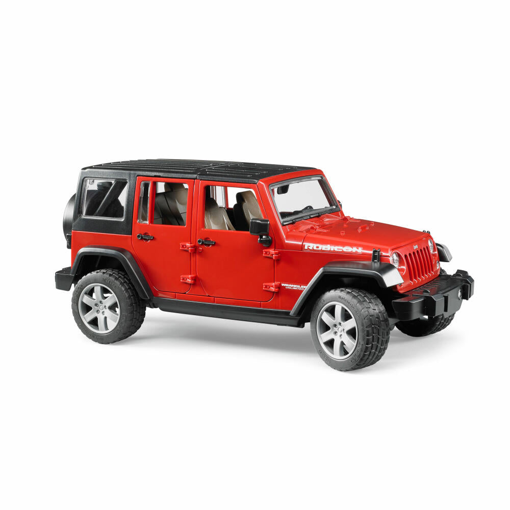 Bruder Freizeit Jeep Wrangler Unlimited Rubicon, Auto, Modellfahrzeug, Modell Fahrzeug, Spielzeug, 02525