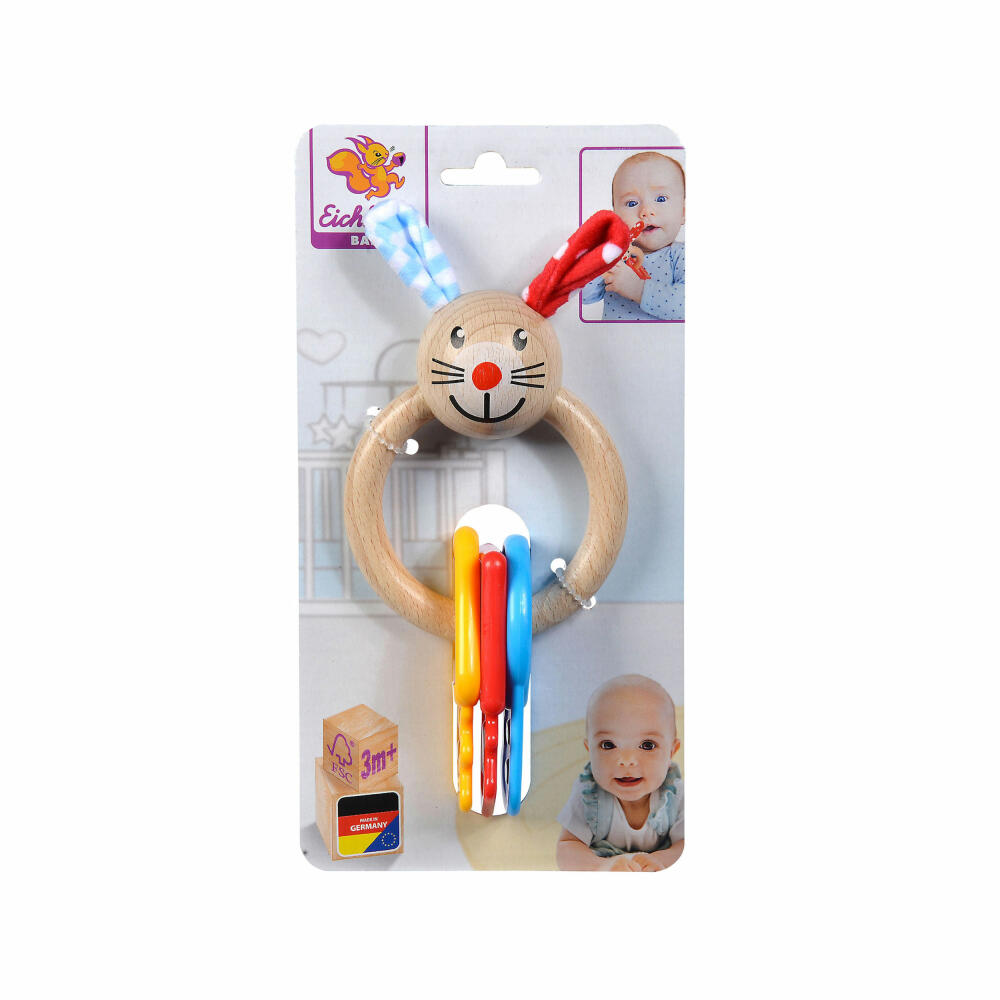 Eichhorn Baby Teething Ring, Teething Ring, Chewing Ring, Teething Aid, Grasping Toy, Toy, 100017035