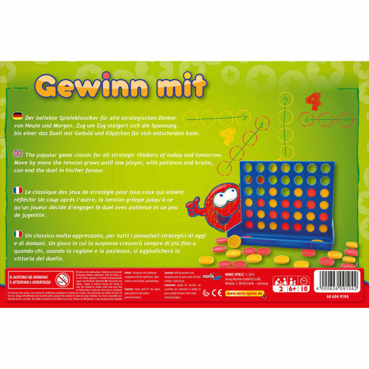 Noris Win with 4, Connect Four, Four, Wins, Strategy Game, Children, Game, 606049104