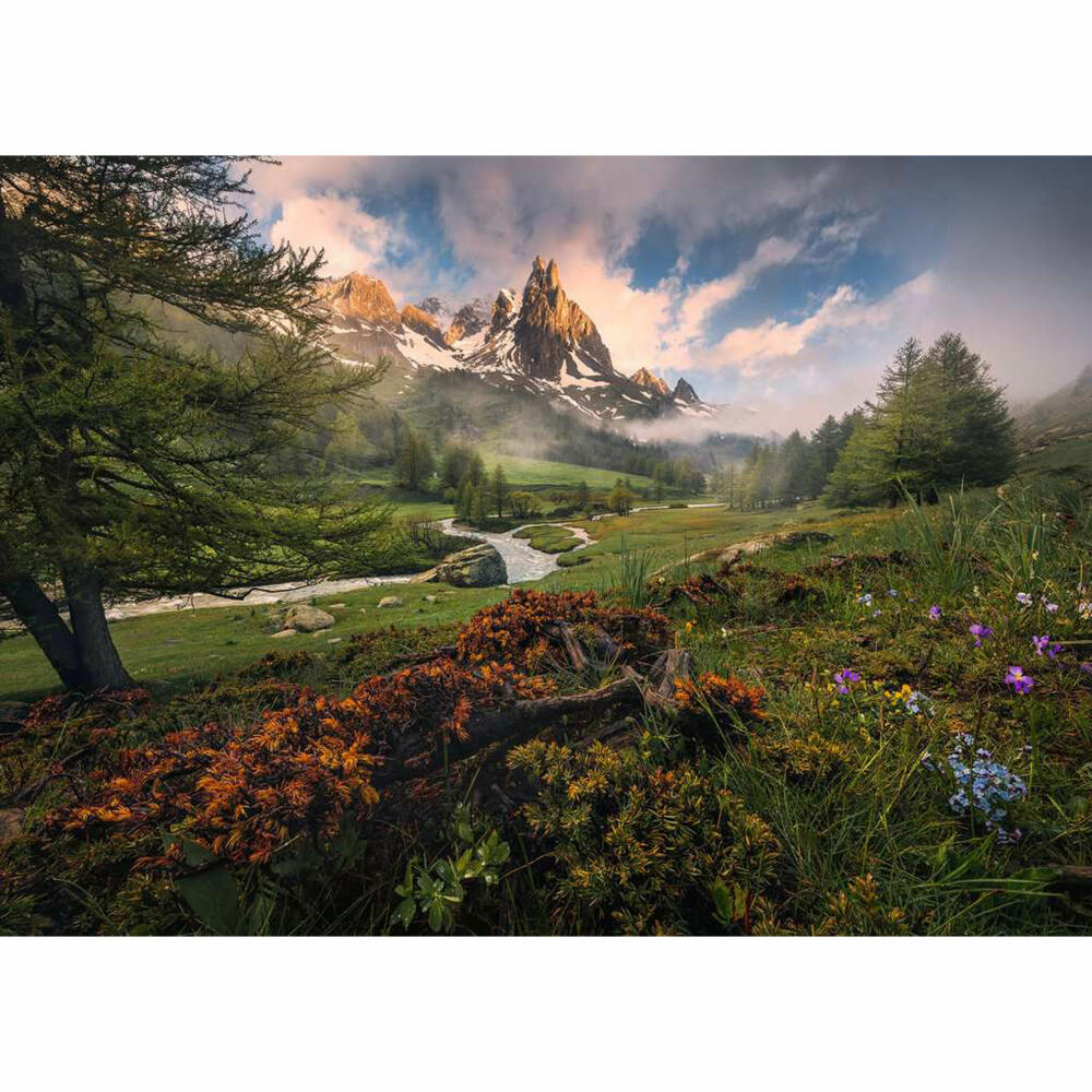 Ravensburger Puzzle Malerische Stimmung im Vallée de la Clarée, Französischen Alpen, Erwachsenenpuzzle, 1000 Teile, 12000074