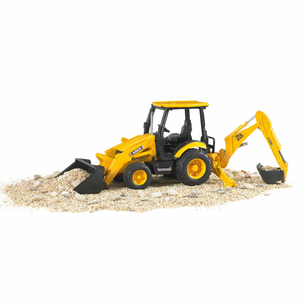 Bruder Baufahrzeuge JCB MIDI CX Baggerlader, Bagger, Modellfahrzeug, Modell Fahrzeug, Spielzeug, 02427