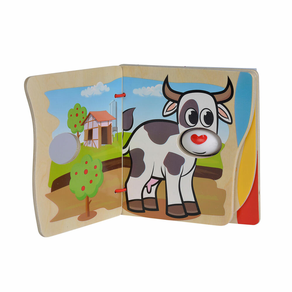 Eichhorn Picture Book Farm, Picture Book, Animal Picture Book, Animals, Wood, from 6 months, 100005416