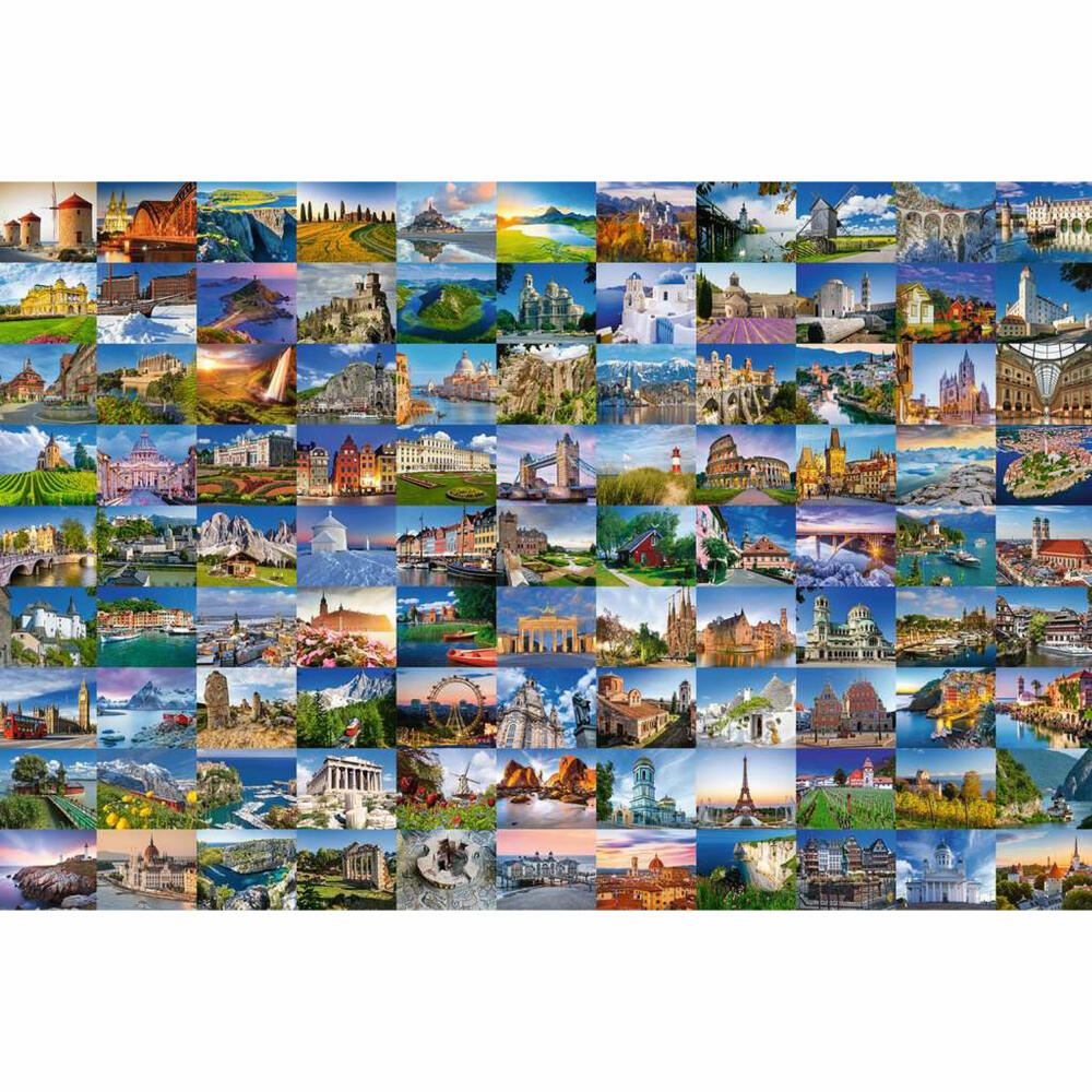 Ravensburger Puzzle 99 Beautiful Places in Europe, adult puzzle, 3000 pieces, 17080
