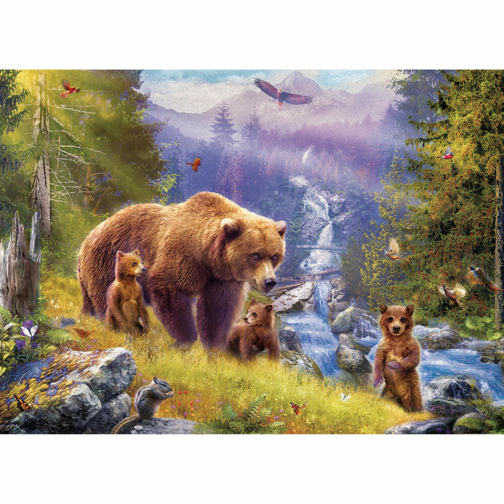 Eurographics Puzzle Grizzly Bärwelpen Jan Patrik, 500 Teile, 68 x 48 cm, 6500-5546