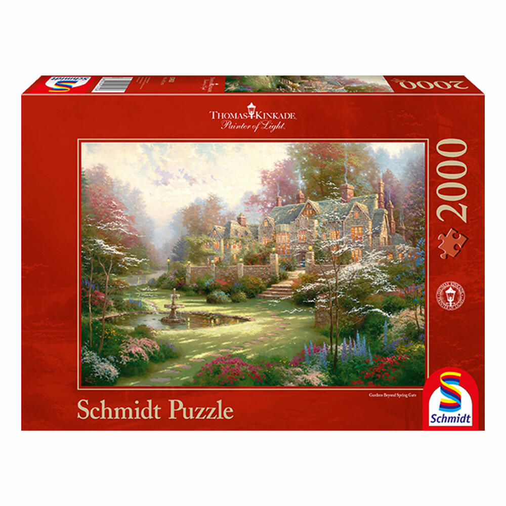 Schmidt Spiele Landsitz, Puzzle, Erwachsenenpuzzle, Thomas Kinkade, 2000 Teile, 57453