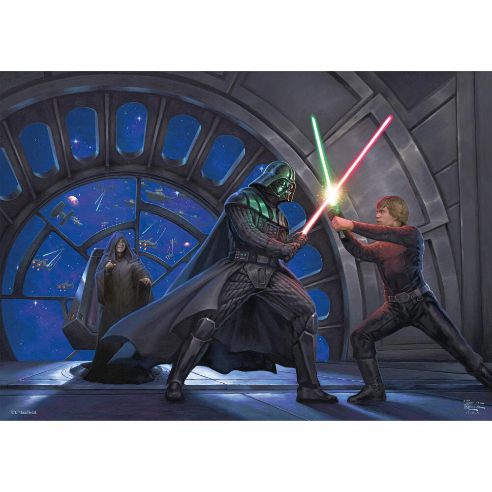 Schmidt Spiele Lucas Film Star Wars A Son's Destiny, Thomas Kinkade Studios, Erwachsenenpuzzle, Premium, 1000 Teile, 57375