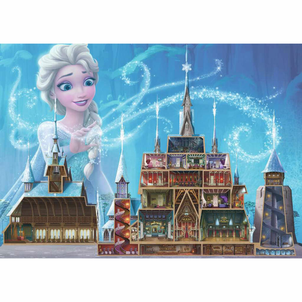 Ravensburger Puzzle Disney Castles - Elsa, Erwachsenenpuzzle, 1000 Teile, 12000261