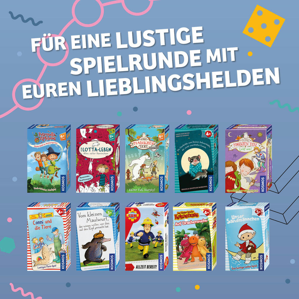 KOSMOS Petronella Apfelmus - Zauberspaß im Mühlengarten, Merkspiel, Kinderspiel, Kinder Spiel, 712624