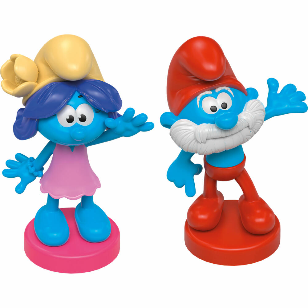 Schmidt Spiele Puzzle The Smurfs Smurfed Party, Children's Puzzle, Children, 100 Pieces, with 2 Figures, 56523