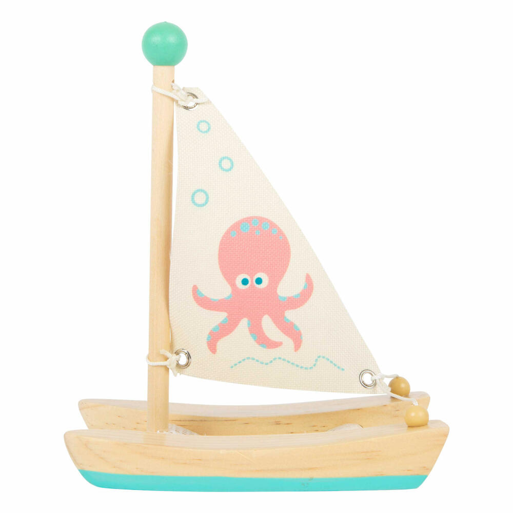 Legler Small Foot Wasserspielzeug Katamaran Oktopus, Spielzeug, ab 24 Monate, 11656