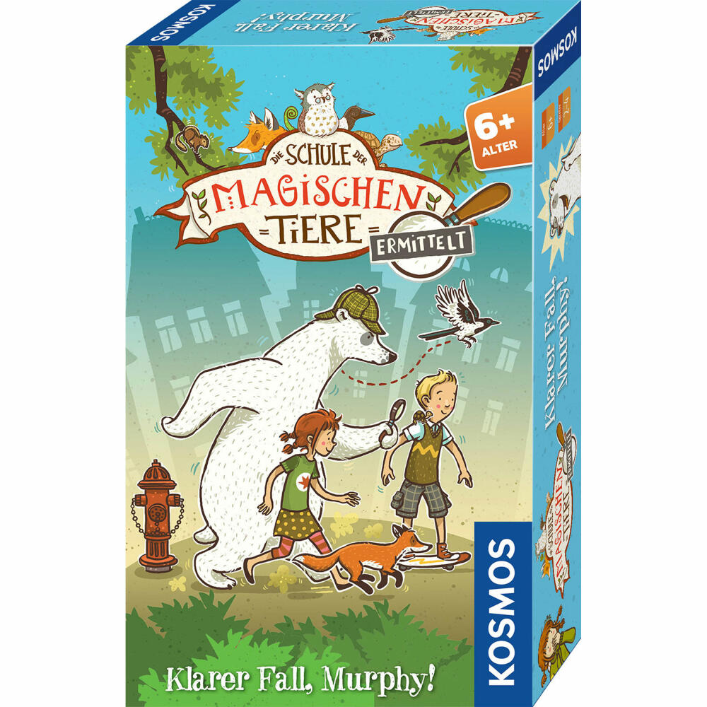 KOSMOS Die Schule der magischen Tiere ermittelt - Klarer Fall, Murphy!, Kartenspiel, Kinderspiel, 712631