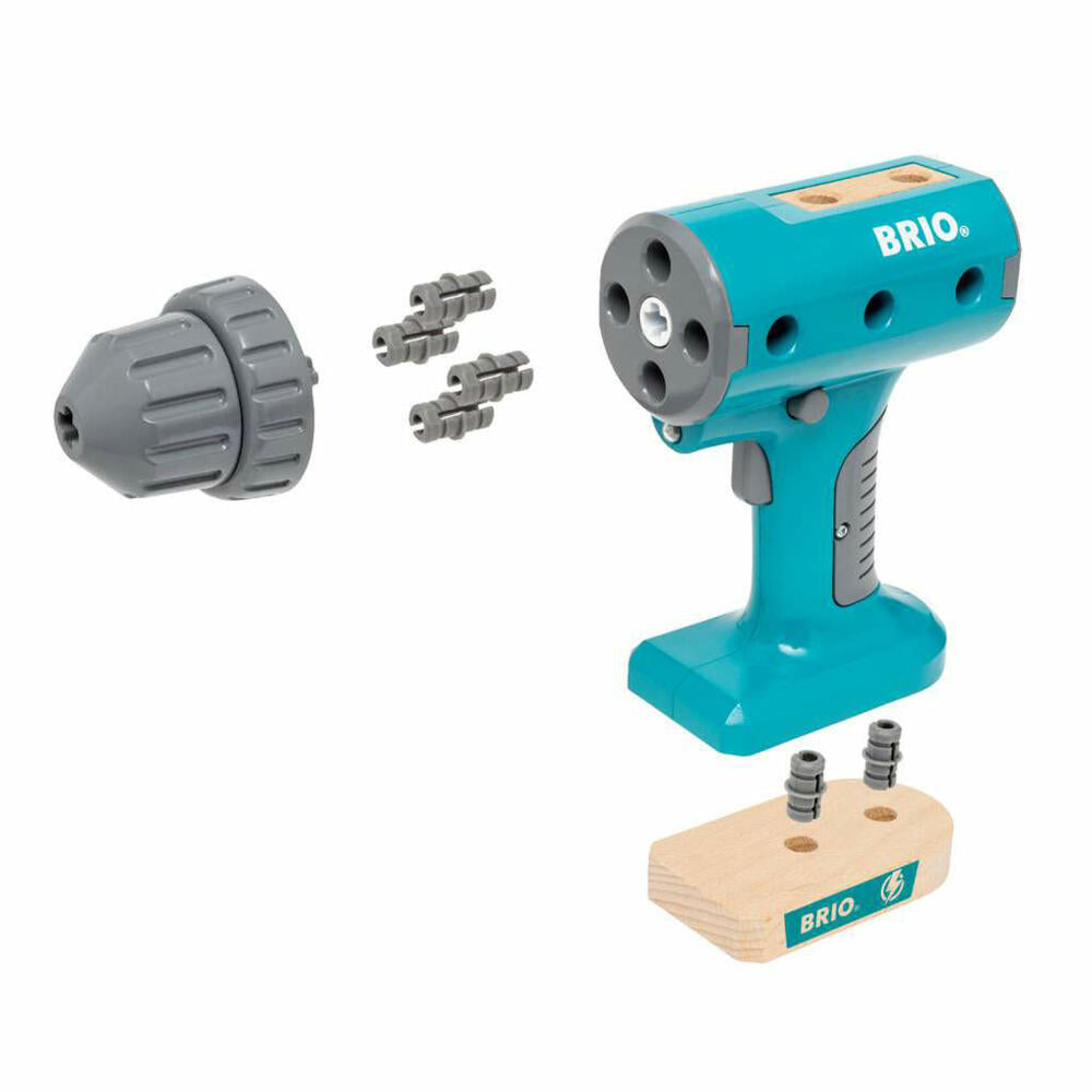BRIO Builder Cordless Screwdriver, Tool, Children's Tool, Children's Toy, from 3 Years, 63460000