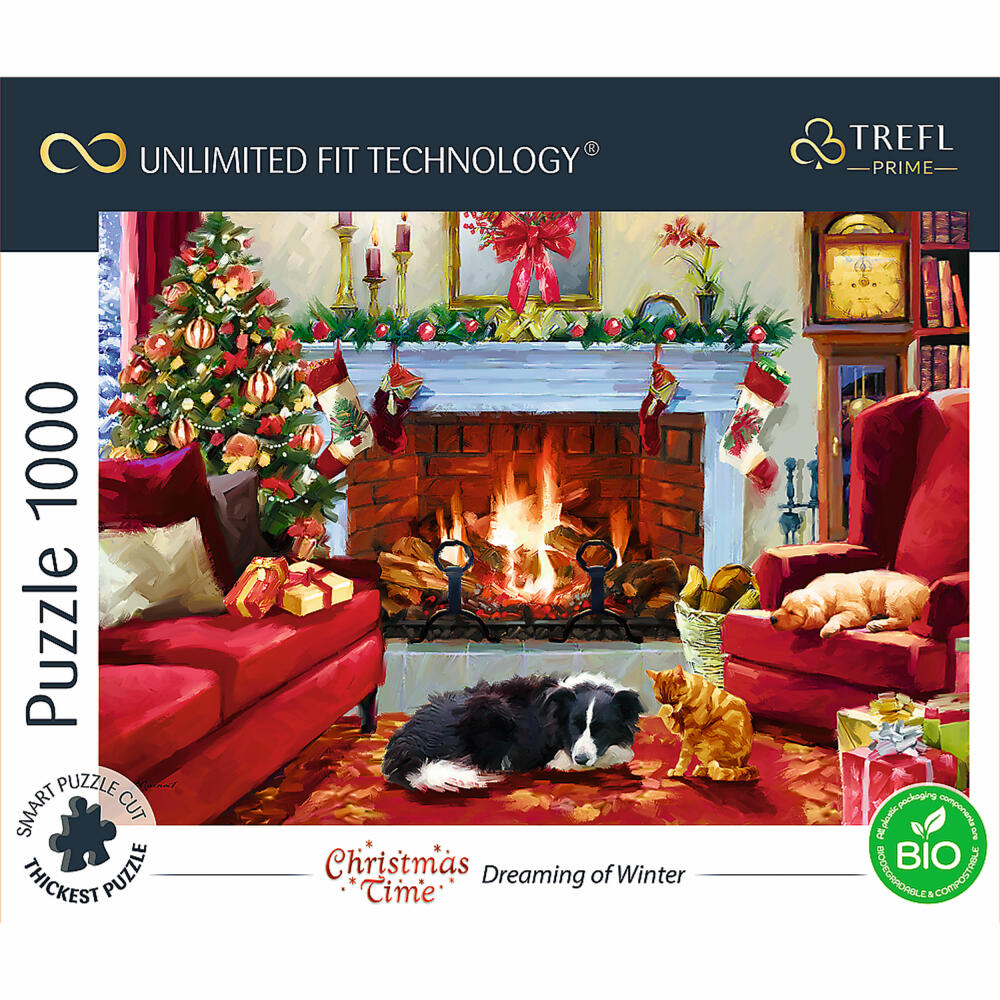 Trefl Puzzle UFT Christmas Time: Dreaming of Winter, 1000 pieces, 68.3 x 48 cm, 10754