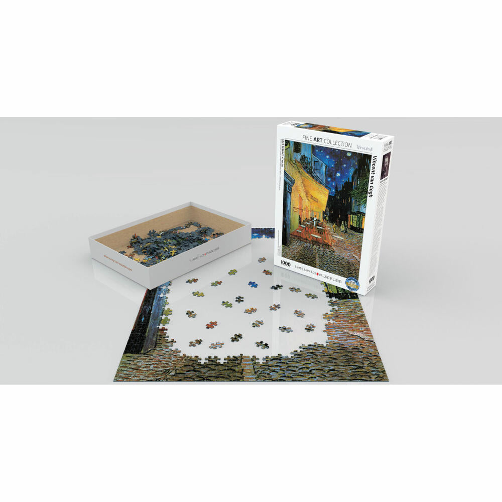 Eurographics Puzzle Café Terrace at Night by Vincent van Gogh, 1000 pieces, 68 x 48 cm, 6000-2143