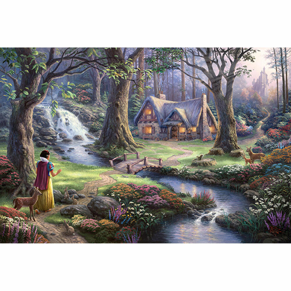 Schmidt Spiele Thomas Kinkade Disney Schneewittchen, 1000 Teile, Erwachsenenpuzzle, Puzzle, 59485