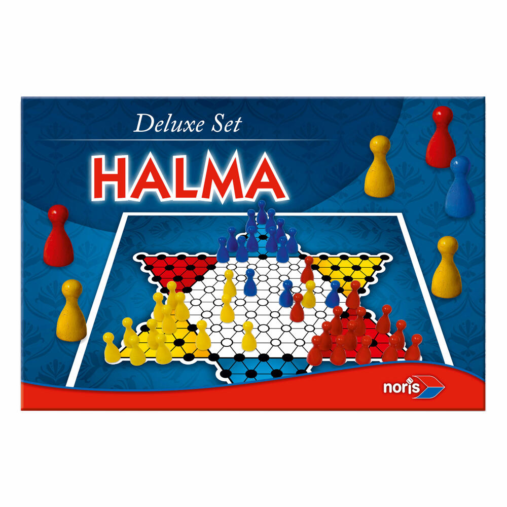 Noris Deluxe Set Halma, strategy game, board game, thinking game, children, game, 606101266