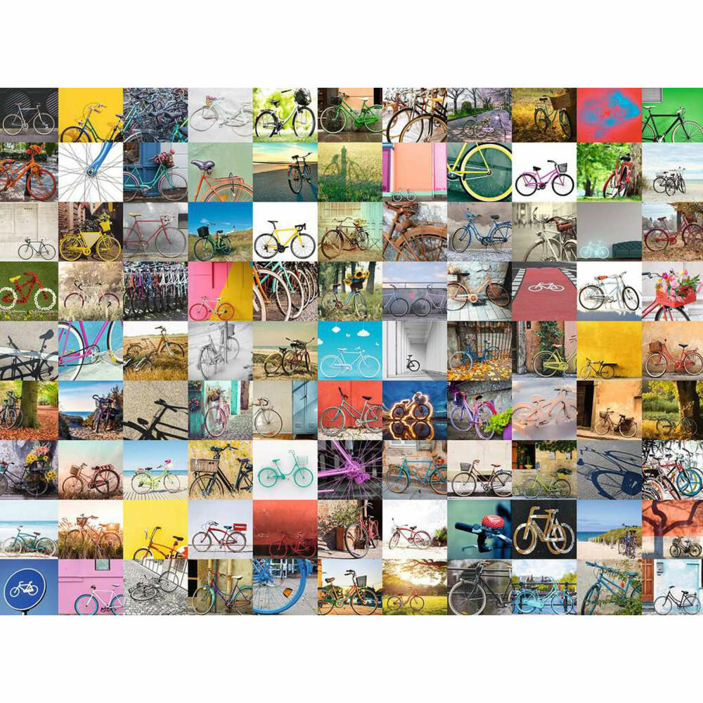 Ravensburger Puzzle 99 Fahrräder und mehr, Erwachsenenpuzzle, 1500 Teile, 12000697
