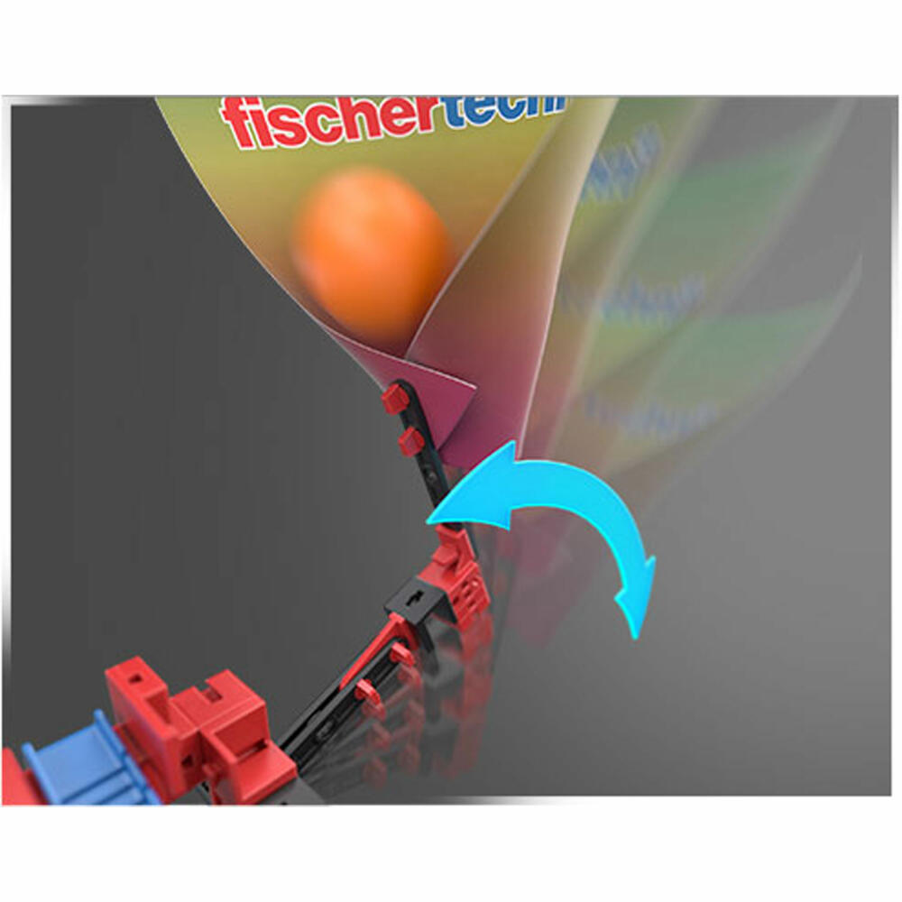 fischertechnik Advanced Ping Pong Bowling, 114-tlg., Baukasten, Kugelbahn, Konstruktionsspielzeug, 569017