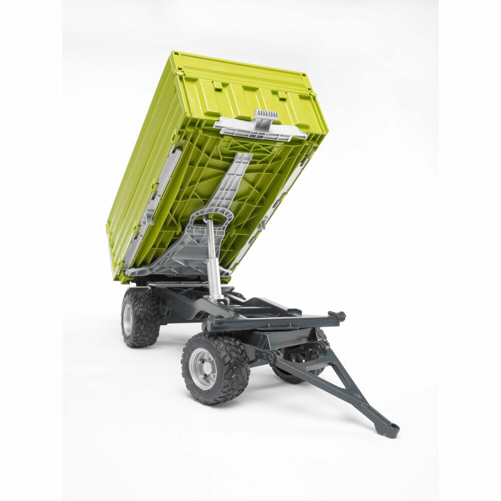 Bruder Agriculture Fliegl three-way tipping trailer, with clip-on side wall, model vehicle, model vehicle, toy, accessories, 02203