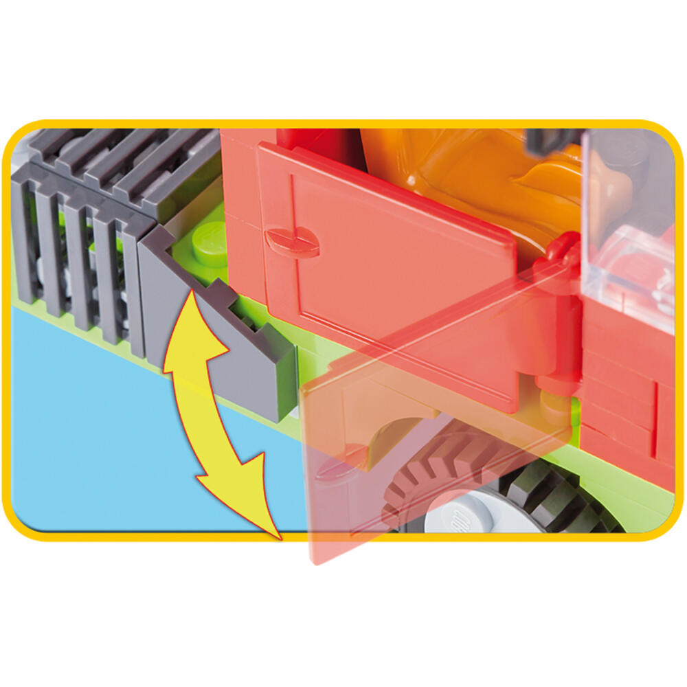 COBI Action Town Septic Truck, Sewage Truck, Street Cleaning, Toy, Construction Bricks, 250 Pieces, 1788
