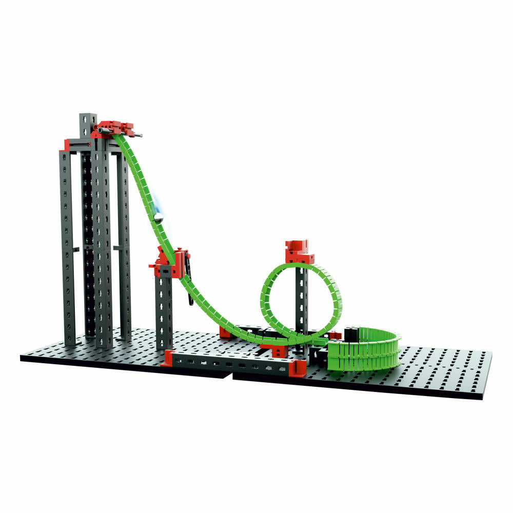 fischertechnik Profi Dynamic L2, 780-tlg., Rolling Action, Kugelbahn, Motorikspielzeug, Baukasten, 536621