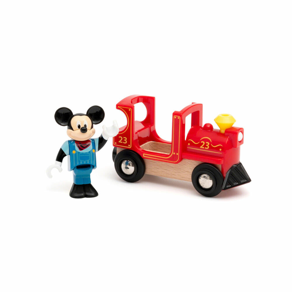 BRIO World Mickey Mouse Locomotive, Wooden Railway, Accessories, Supplement, Train, Wooden Railway, 32282