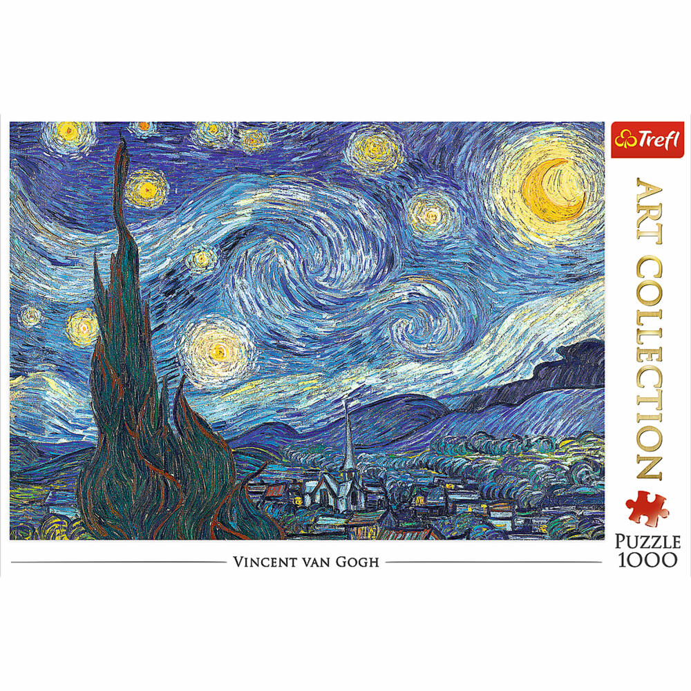 Trefl Puzzle Vincent van Goch - The Starry Night, 1000 pieces, 68.3 x 48 cm, 10560