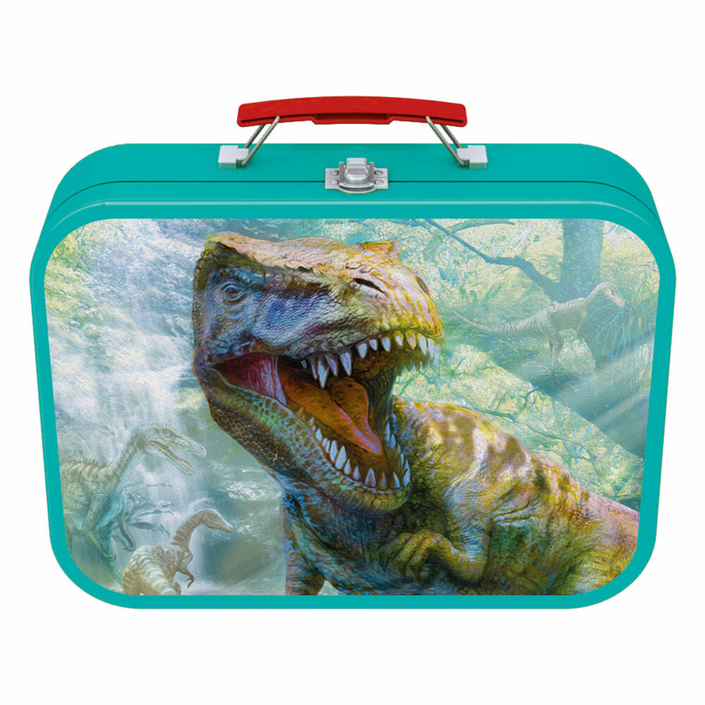 Schmidt Spiele Puzzle Box Dinos, Dinosaur Puzzle, 2 x 60 / 100 pieces, Dinosaur, Puzzle, Puzzle game, From 6 years, 56495