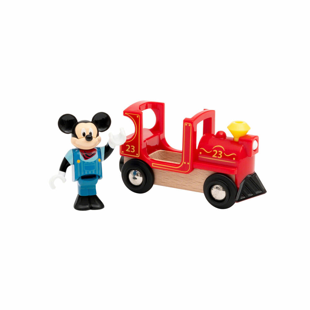 BRIO World Mickey Mouse Locomotive, Wooden Railway, Accessories, Supplement, Train, Wooden Railway, 32282