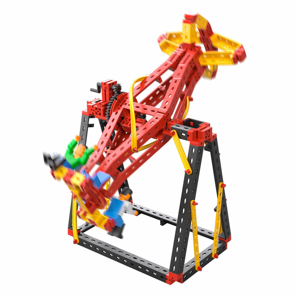 fischertechnik Advanced Crazy Rides, 364-tlg., Baukasten, Konstruktionsspielzeug, Kirmes Attraktionen, 569019