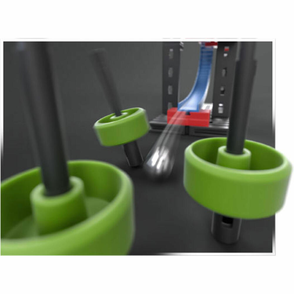 fischertechnik Advanced Ping Pong Bowling, 114-tlg., Baukasten, Kugelbahn, Konstruktionsspielzeug, 569017