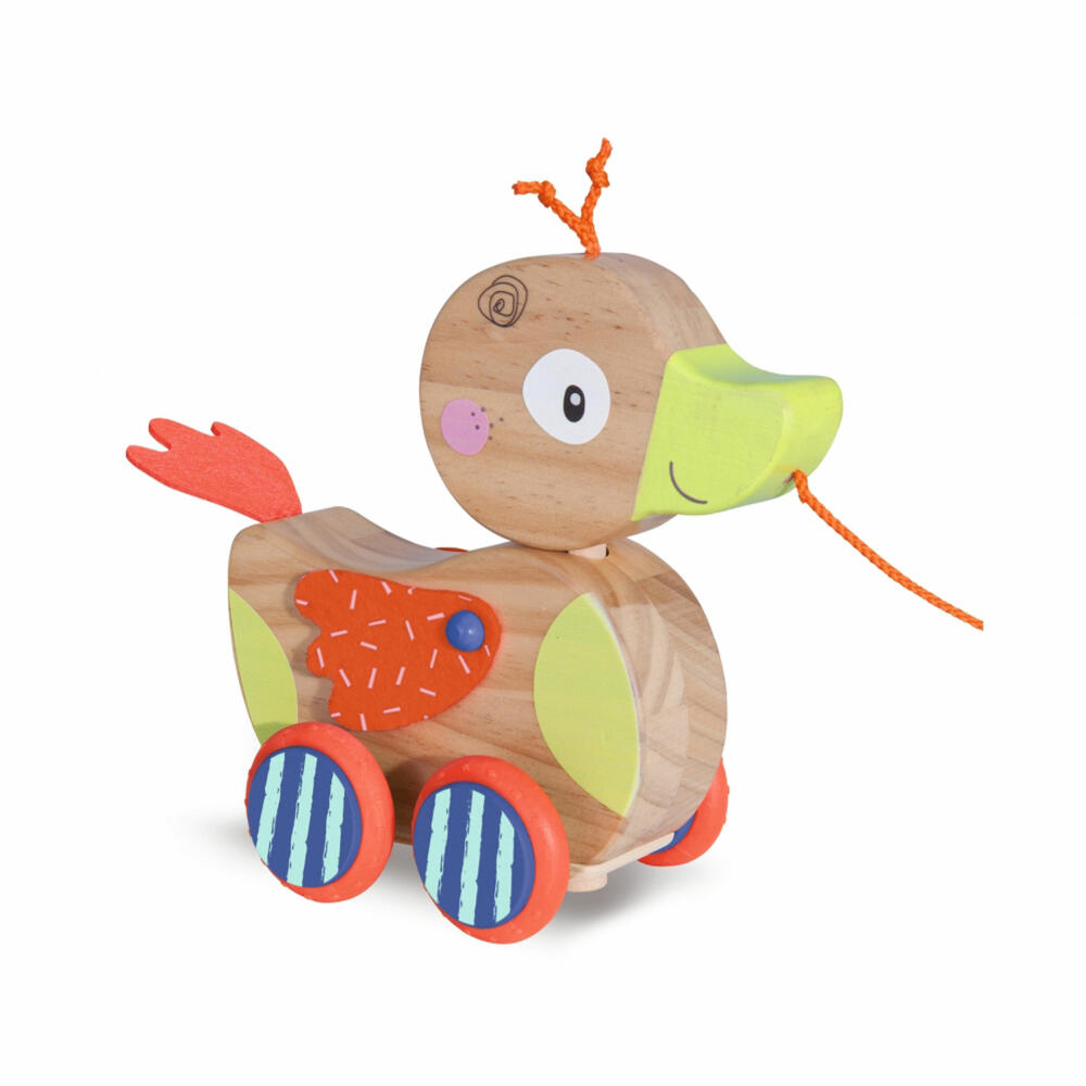 Eichhorn pull-along animal duck, pull-along toy, pull-along animal, pull-along duck, toy, 100005587