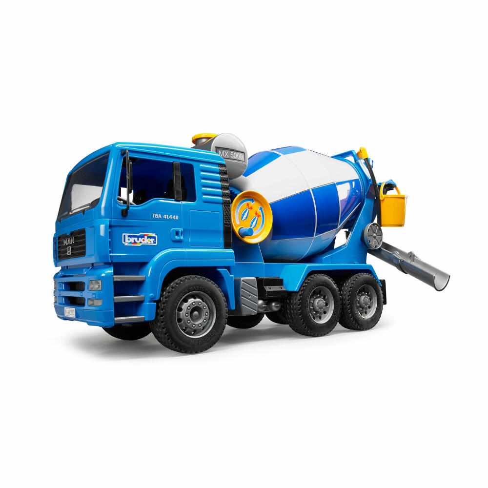 Bruder Baufahrzeuge MAN TGA Betonmisch-LKW, Betonmischer, Modellfahrzeug, Modell Fahrzeug, Spielzeug, 02744