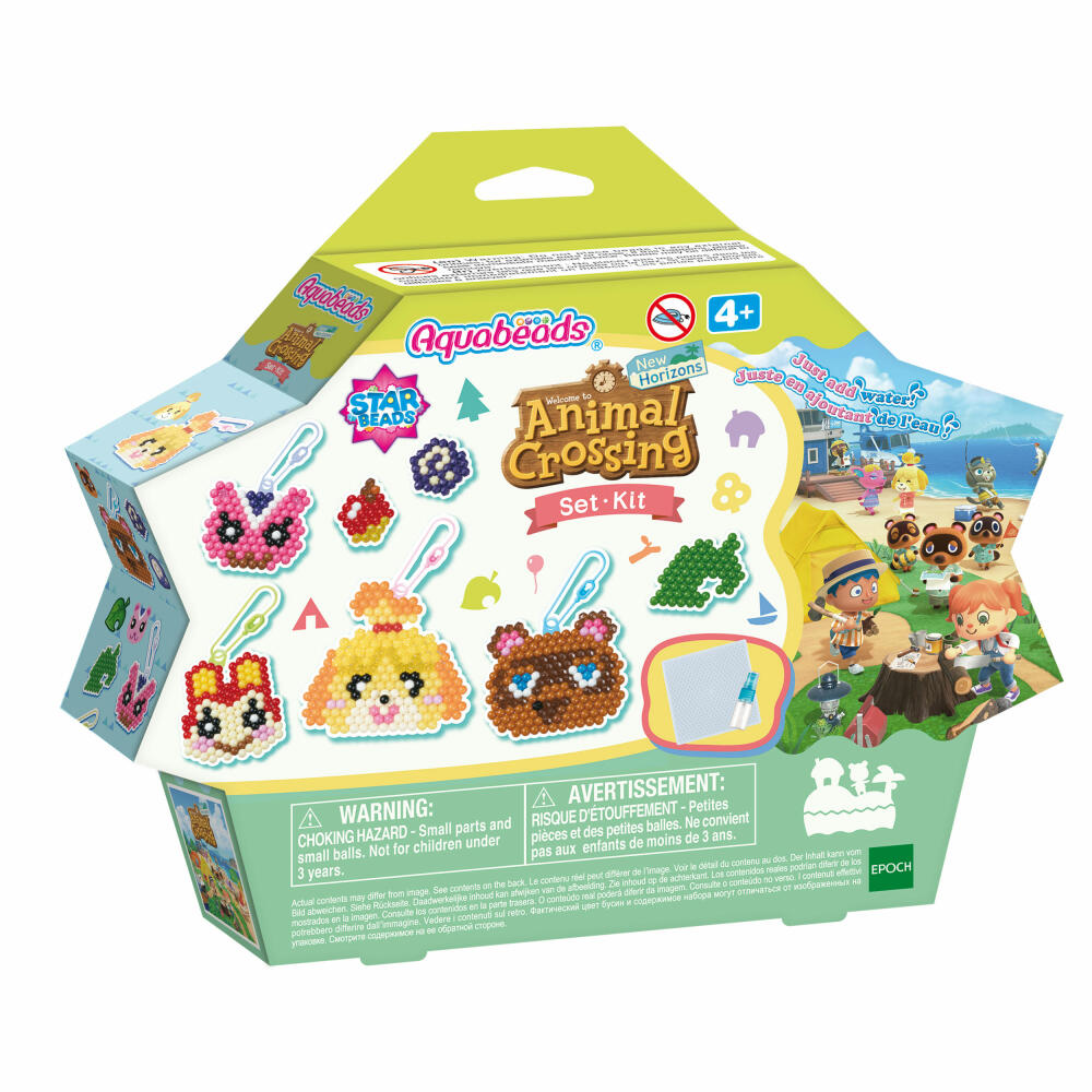 Aquabeads Animal Crossing New Horizons Figure Set, Craft Set License, Crafting, Craft Beads, 800 Beads, 31832