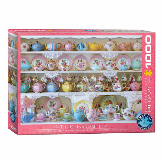 Eurographics Puzzle Teaware Sideboard, Teapots, 1000 pieces, 68 x 48 cm, 6000-5341