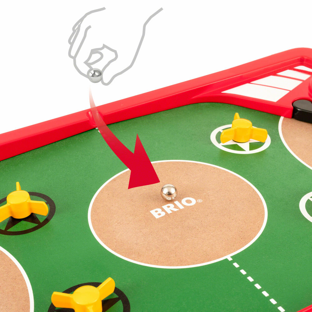 BRIO Games Table Football Pinball, Pinball Game, Table Football, Table Pinball, Children's Toys, Children's Toys, 34019